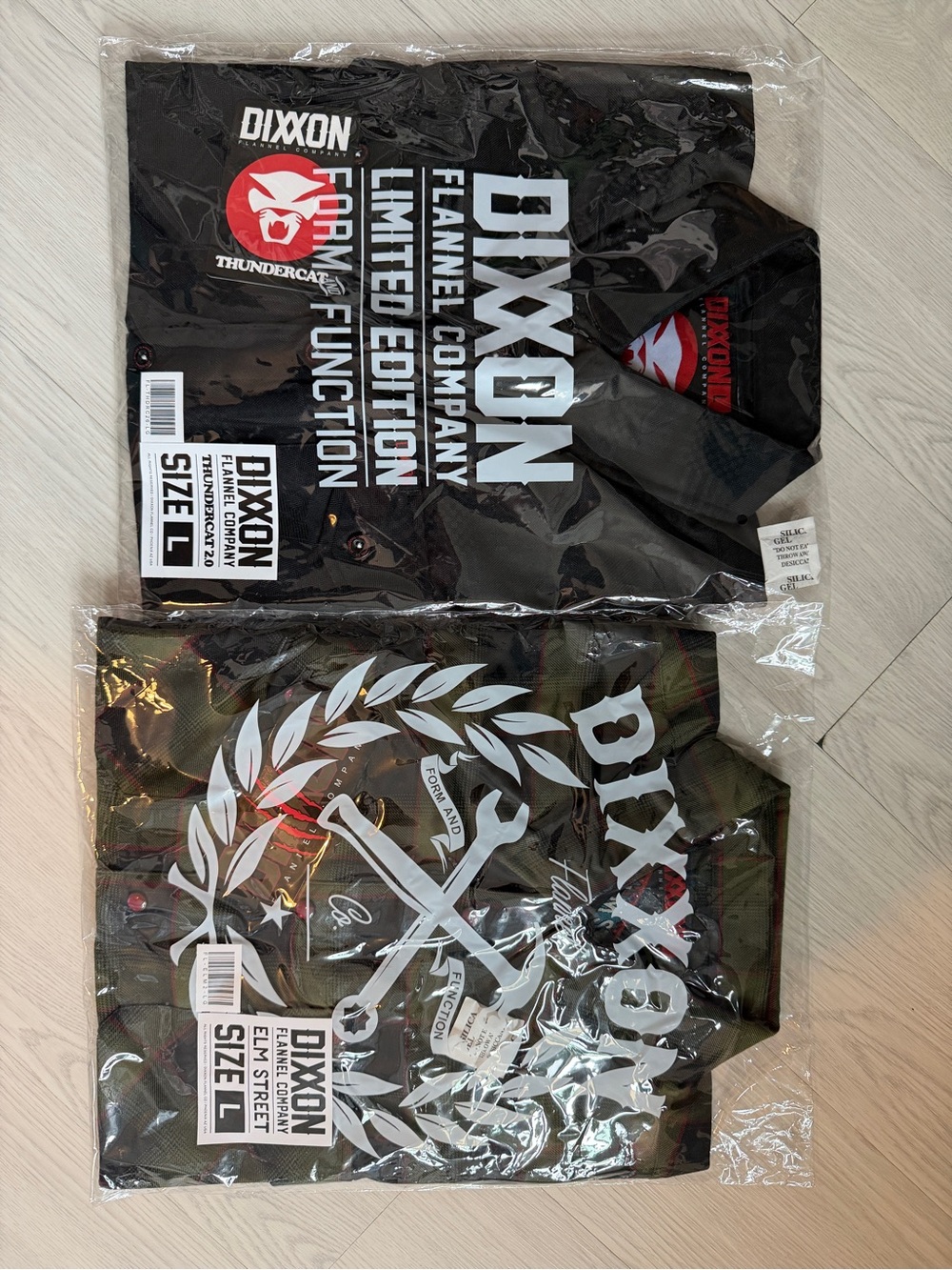 DIXXON Thundercat 2.0 and Elm St., Limited edition flannels